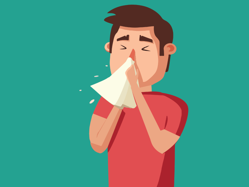 pó doméstico oferece riscos para a saúde, especialmente no deflagrar de alergias respiratórias.